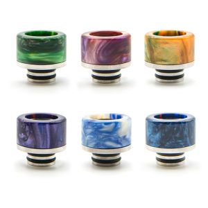 Drip Tips 510 Epoxiharts breda droppspetsar - slumpmässig färg