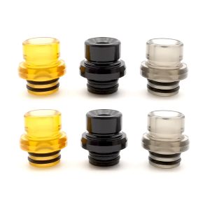 Drip Tips 510 genomskinlig harts droppspetsar - slumpmässig färg