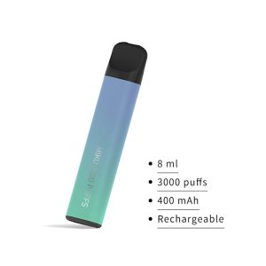 Miku Vape-enhet för engångsbruk 8ML 3000 puffar 400mAh #032
