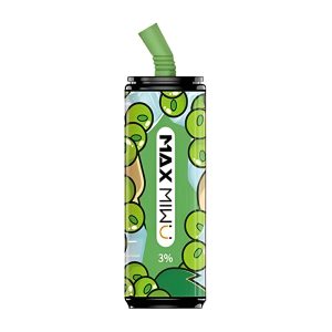 Max Mi wu Koksplåt Engångs E-cigg 3600 Puffar - Mung-bean-is