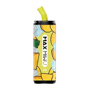 Max Mi wu Koksplåt Engångs E-cigg 3600 Puffs - Ananas-storm