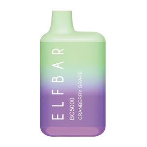 ELF BAR Disposable Vape BC 5000 Puffs - Tranbärsdruva