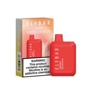 ELF BAR LB5000 Disposable 5000 puffar Red Apple Ice 14 ml