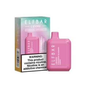ELF BAR LB5000 Disposable Strawberry Blueberry Cherry 5000 puffar 650 mAh