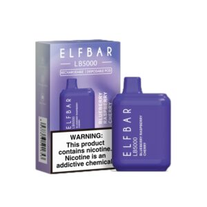 ELF BAR LB5000 Disposable Blueberry Raspberry Cherry 5000 puffar 650 mAh