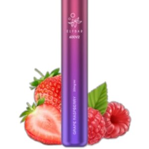 ELF BAR 600V2 Disposable Grape Raspberry 600 puffar 550 mAh