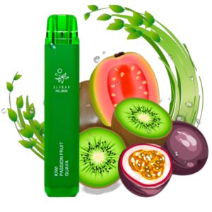 ELF BAR NC1800 Disposable Kiwi Passion Fruit Guava 1800 Puffar