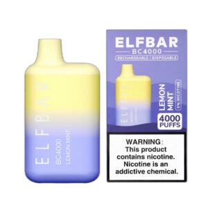 ELF BAR BC4000 Disposable Lemon Mint 4000 puffar 11,5 ml