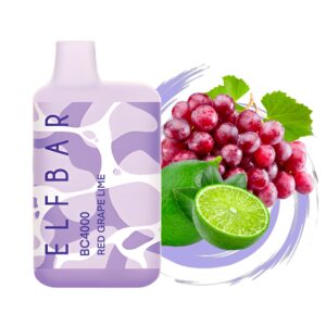 ELF BAR BC4000 Disposable Red Grape Lime 4000 puffar
