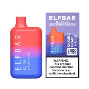 ELF BAR BC4000 Disposable Sakura Grape 4000 puffar