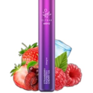 ELF BAR 600V2 Disposable Strawberry Raspberry Berry Ice 600 puffar