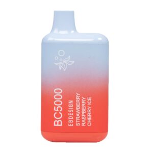 ELF BAR BC5000 Disposable 5000 puffar Strawberry Raspberry Cherry Ice