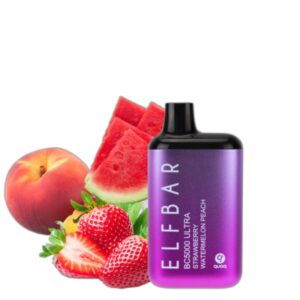 ELF BAR BC5000 Ultra Disposable 5000 puffar Strawberry Watermelon Peach 13 ml