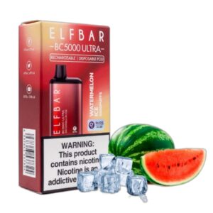 ELF BAR BC5000 Ultra Disposable Watermelon Ice 5000 puffar